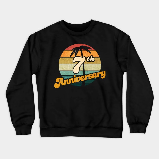 7th Anniversary Crewneck Sweatshirt by Jennifer